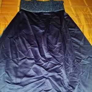 David's Bridal Satin Ball Gown